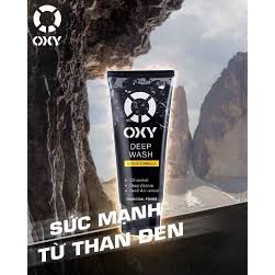 Kem Rửa Mặt Có Hạt Oxy Deep Wash 100g - Làm Sạch Sâu, Đánh Bay Nhờn, Tút Sáng Da - Dành Cho Nam