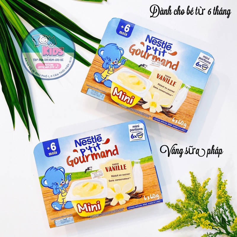 [CHUẨN HÀNG AIR ] Váng Sữa Nestle PHÁP 6M+