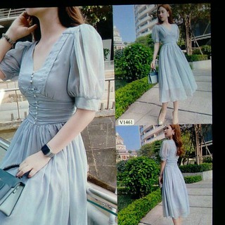 đầm maxi đính ngọc sang chảnh HT