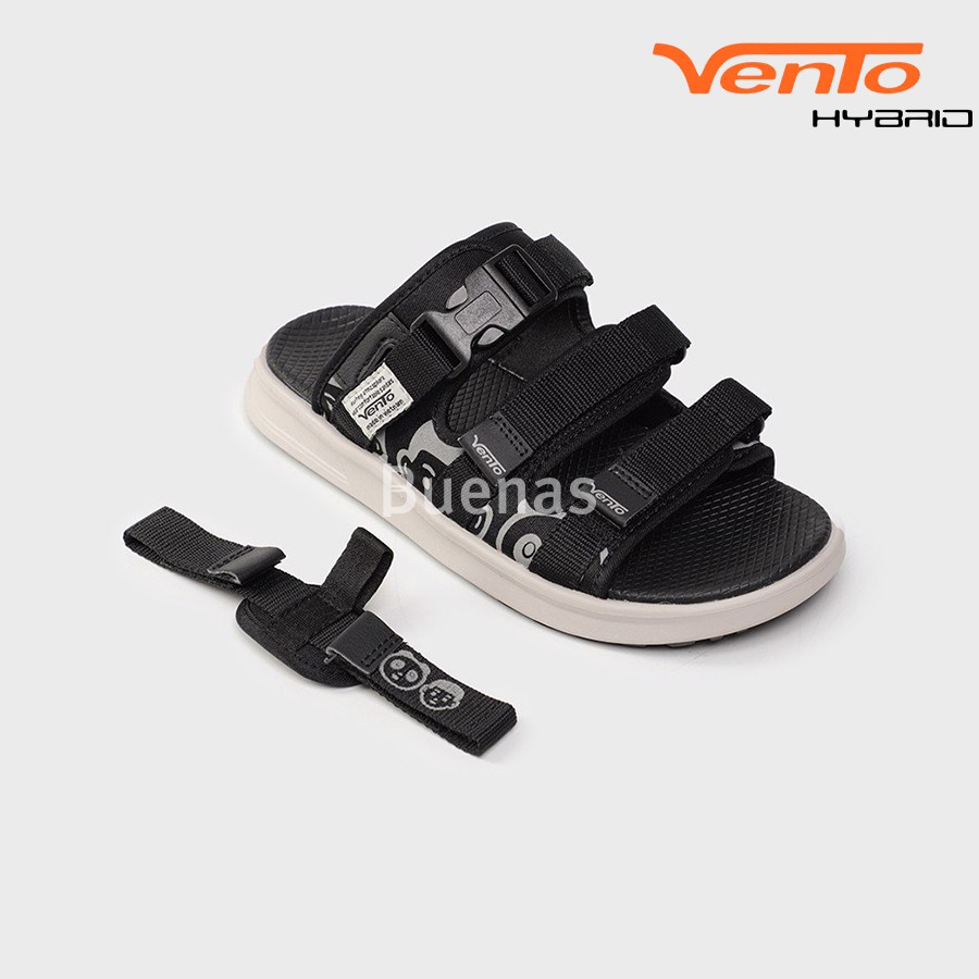 GIÀY SANDAL VENTO CHÍNH HÃNG NB80-ĐEN [ẢNH THẬT - Full size 35-44]  [GIÀY SANDAL NAM NỮ]