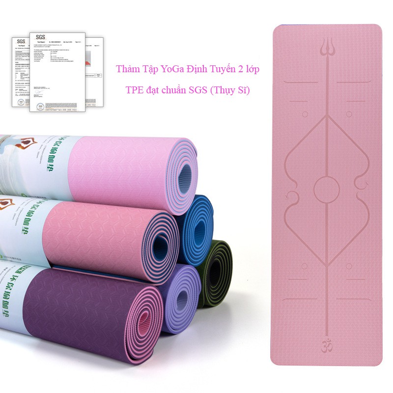 Thảm Tập Yoga Định Tuyến TPE 2 Lớp Với 6 Màu Tùy Chon - Ưu điểm của Thảm TPE so với NBR PVC