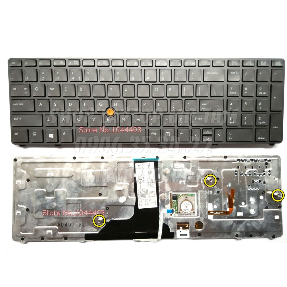 (KEYBOARD) BÀN PHÍM LAPTOP HP 8760 dùng cho Elitebook 8760p 8770p 8760w 8770w