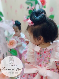 Váy thiết kế phong cách vintage cho bé