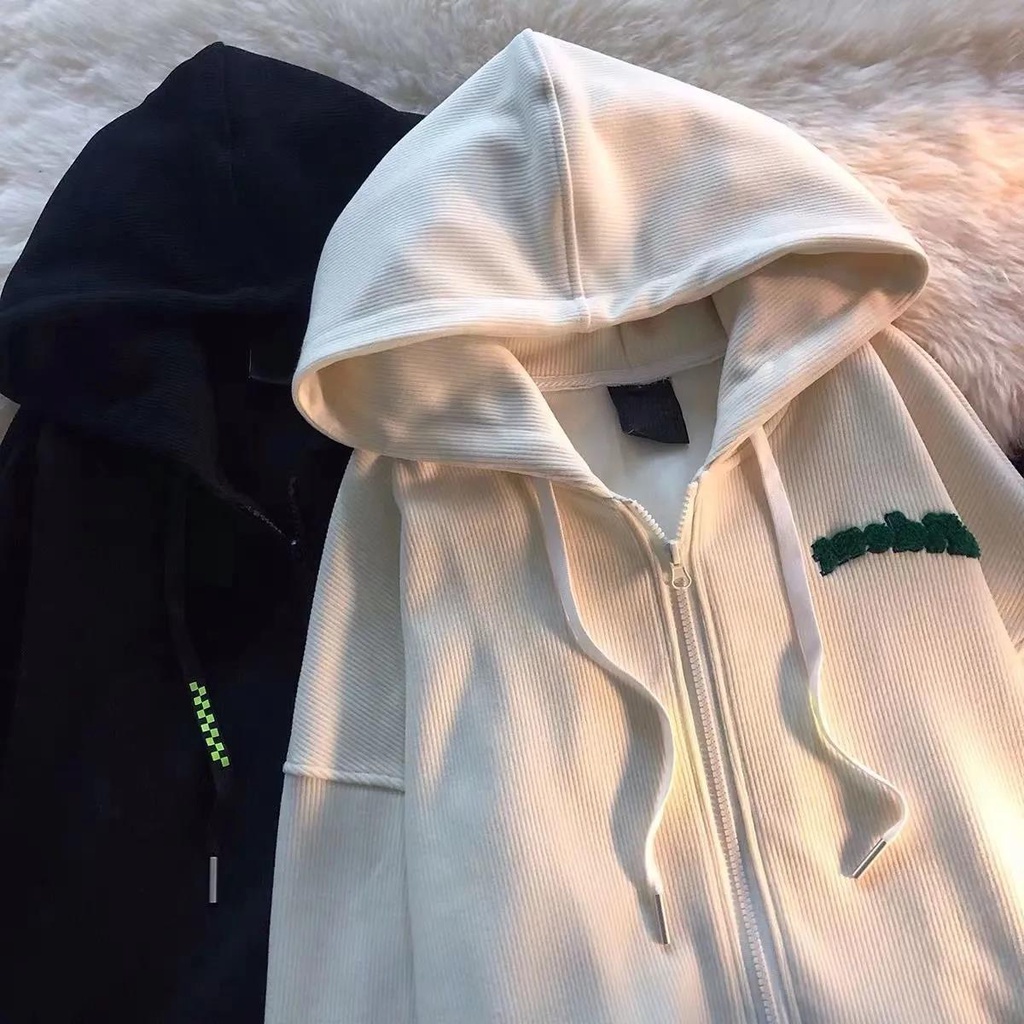 Áo Khoác Hoodie In Chữ Phong Cách Retro Mỹ Thời Trang Xuân Thu Dành Cho Nữ