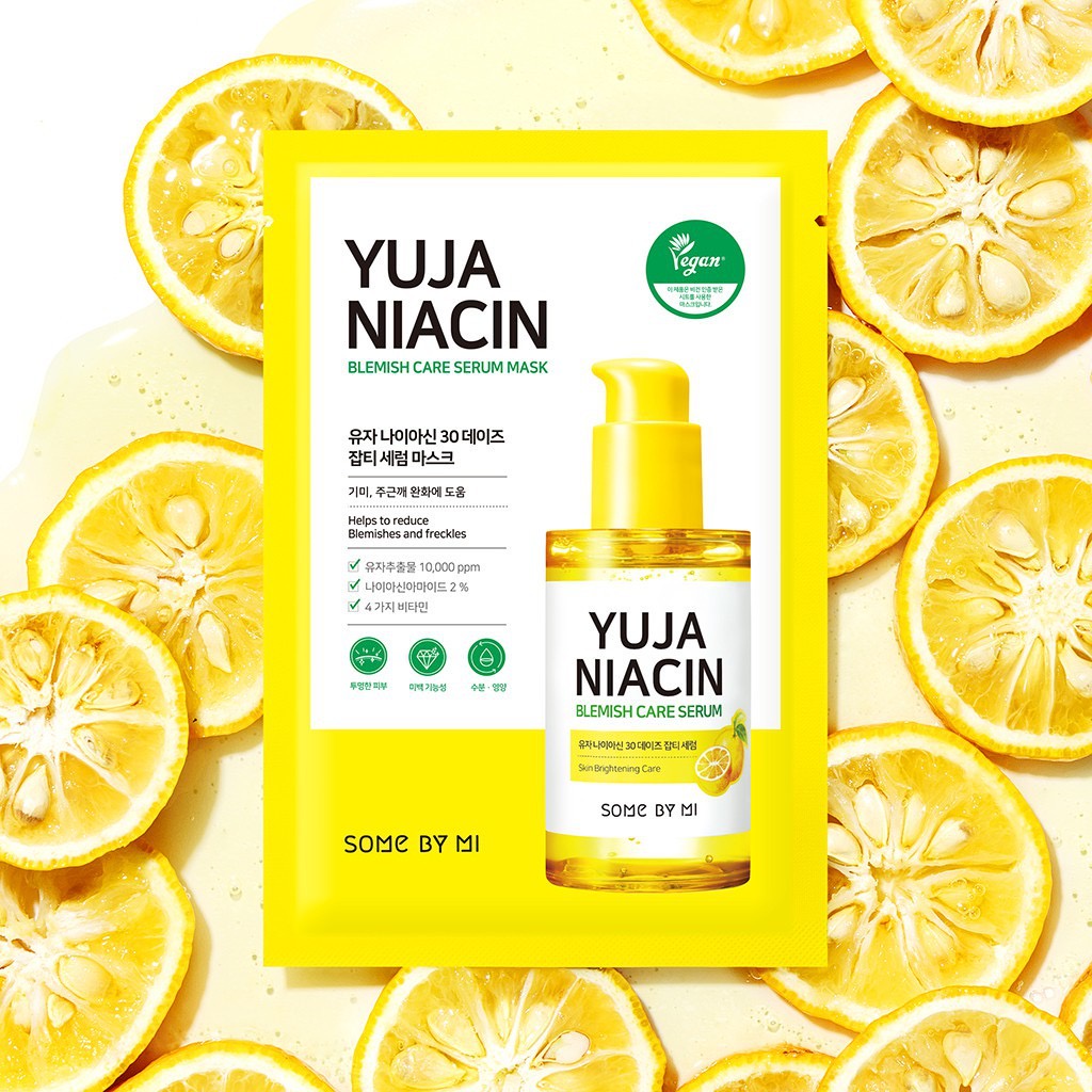 Mặt nạ giấy Some By Mi Yuja Niacin 30 daysBlemish care serum mask 25g