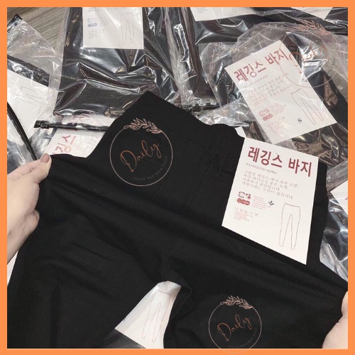 Quần Legging Nữ Xuất Hàn Cạp Cao Nâng Mông Chất COTTON Co Giãn Dày Dặn Ôm Chân Diêu Tôn Dáng | BigBuy360 - bigbuy360.vn