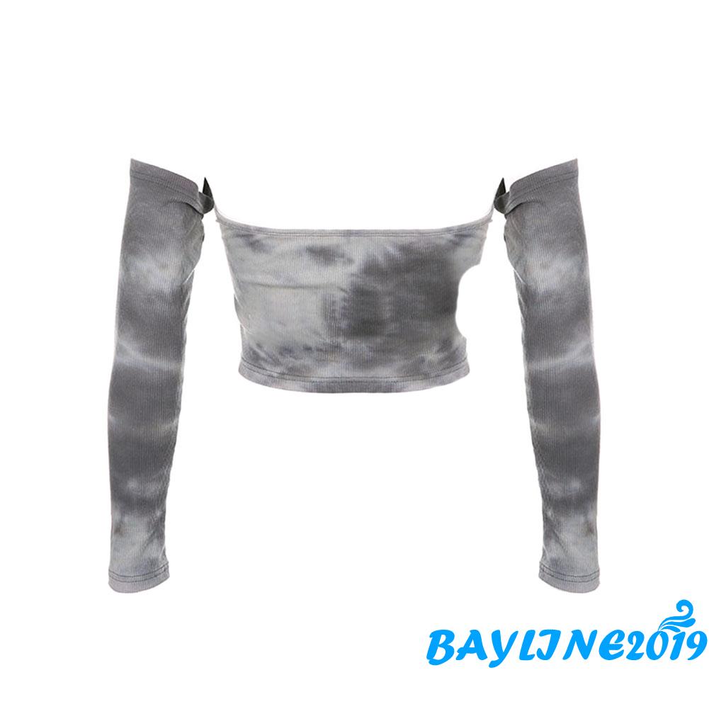 Áo Lửng Tay Dài Cổ Đan Dây Thời Trang Dành Cho Nữ | BigBuy360 - bigbuy360.vn