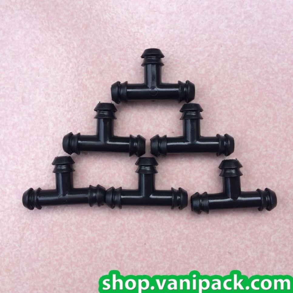 T 6 ly màu đen nhựa POM T 6 ly (Bịch 100 cái)