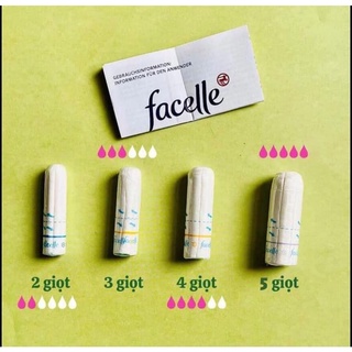Băng vệ sinh Tampons Facelle ĐỨC