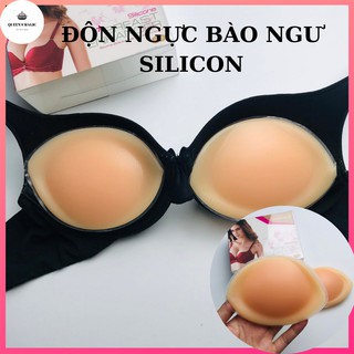Miếng dán ngực áo lót bào ngư silicon miếng đệm ngực silicon giúp ngực đầy đặn hơn khi mặc cùng bikini và áo ngực