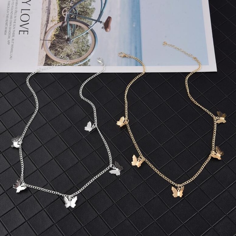 Vòng cổ Mặt Hình Bươm Bướm Xinh Xắn Thời Trang Dành Cho Nữ