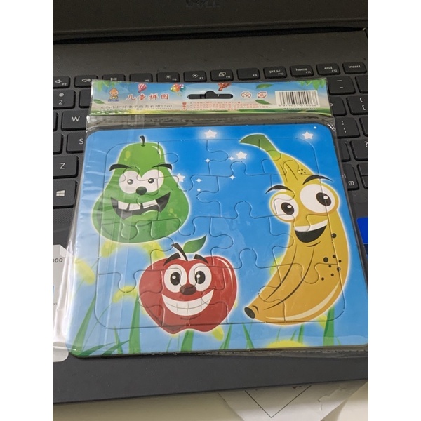 [RẺ VÔ ĐỊCH ] Đồ chơi xếp hình, Tranh Ghép 16 mảnh giấy ép cho bé