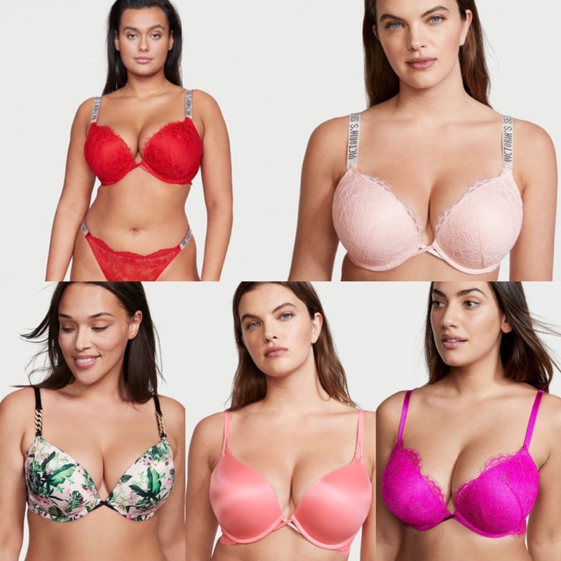 Áo ngực Victoria’s Secret, size 32A, 32B, 34a, 34B, 36A, 36B mút dày, nâng ngực, auth, chính hãng