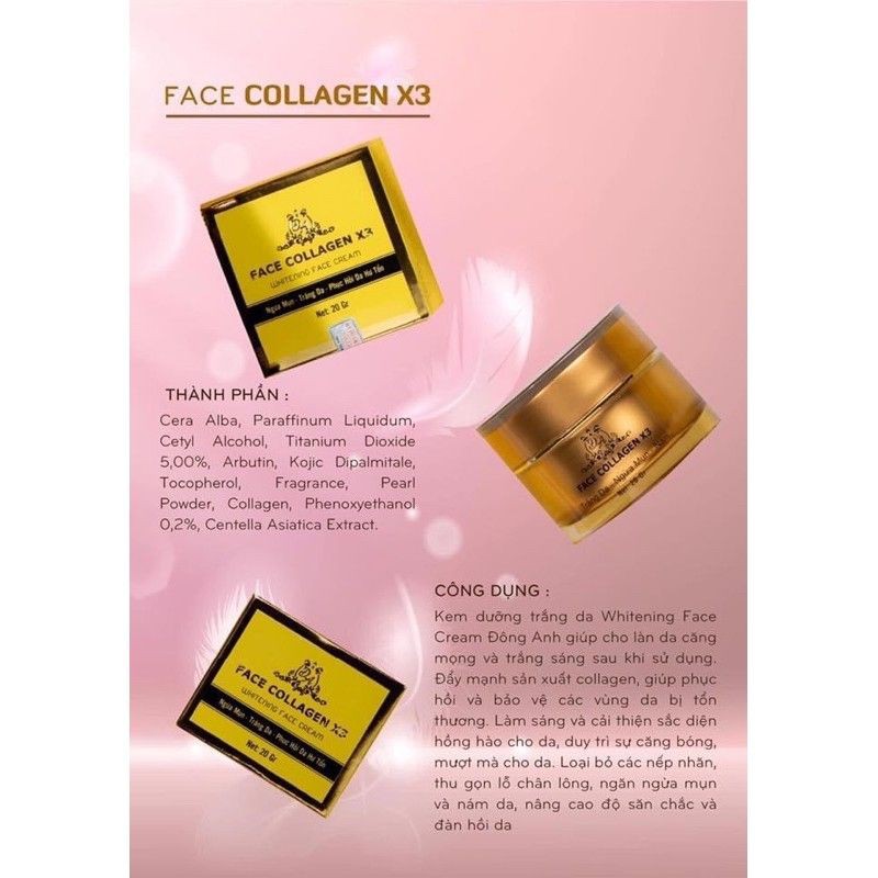 [chính Hãng] Kem Face Collagen x3 Đông Anh | BigBuy360 - bigbuy360.vn