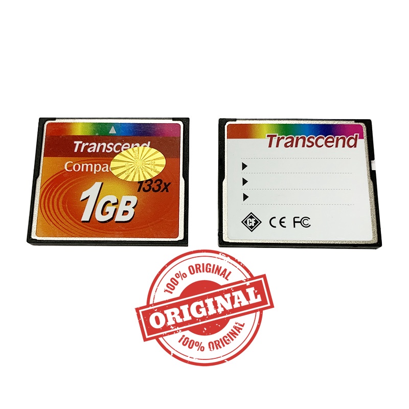 Thẻ nhớ Transcend CF Compact Flash 1GB MemoryCard công nghiệp, CNC, PLC