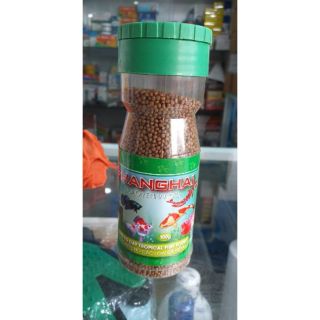 Thức ăn Shanghai lọ 100gr viên nhỏ cho cá cảnh