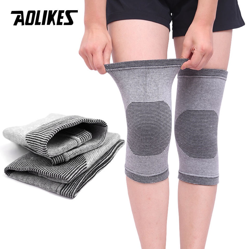 AOLIKES 1 Cặp Đai Quấn Bảo Vệ Đầu Gối / Khuỷu Tay / Mắt Cá Chân Hỗ Trợ Tập Thể Thao