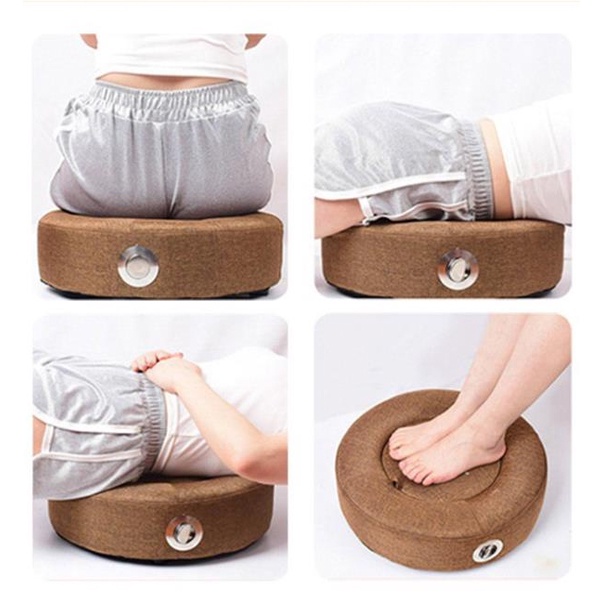 Đệm xông chườm ngải cứu đa năng giúp giảm đau mỏi (Tặng 3 điếu ngải)