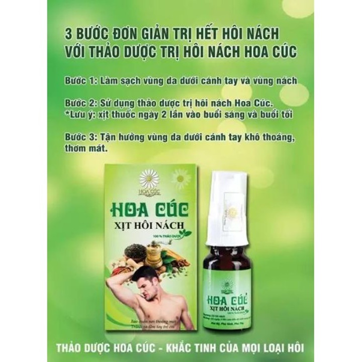 Xịt hôi nách Hoa Cúc 10ml - COCHI541