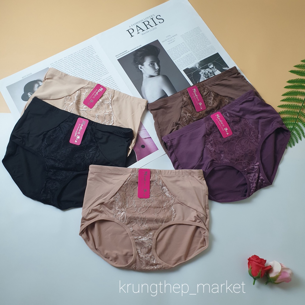 QUẦN LÓT MODERN BRA 345 THUN LANH , PHA REN CAO ẤP HÀNG THÁI LAN