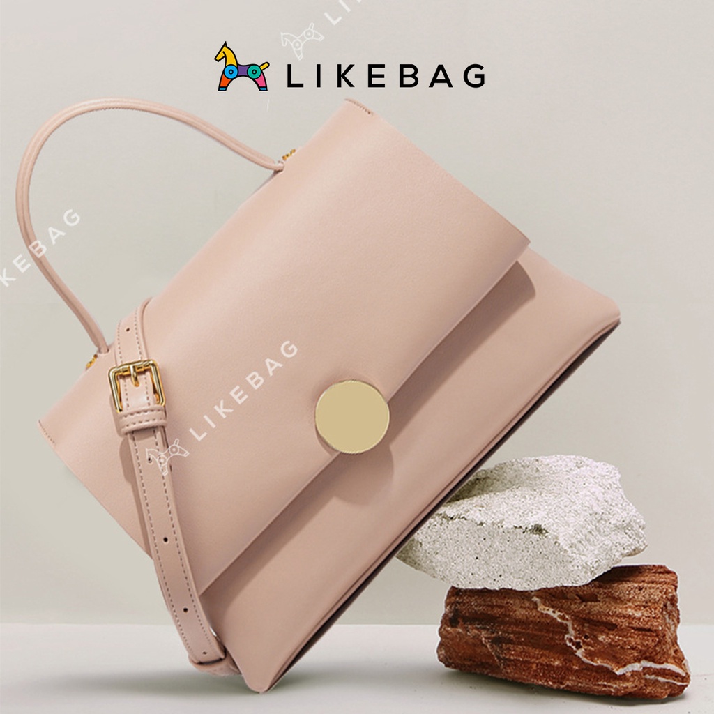 Túi xách nữ đeo vai, cầm tay LIKEBAG da PU mềm đứng form cao cấp 219XK6129-2 - LIBAGI