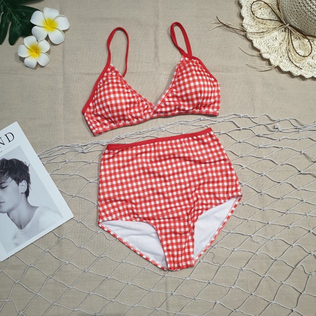 [Hình Thật + Video] Bikini caro hàn quốc hot trend 2020 | BigBuy360 - bigbuy360.vn