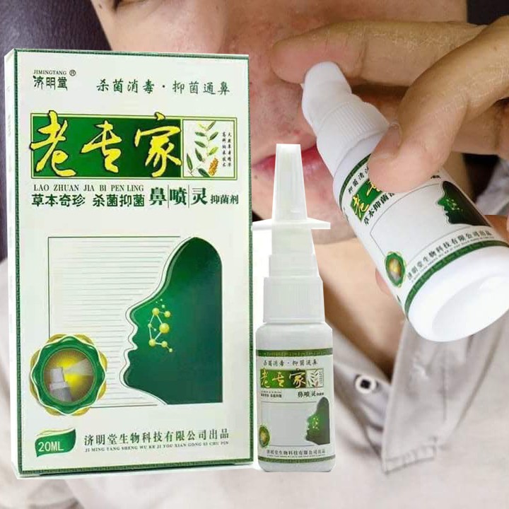 Xịt vệ sinh mũi sổ mũi, nghẹt mũi, xoang mũi JIMINGTANG 20ML