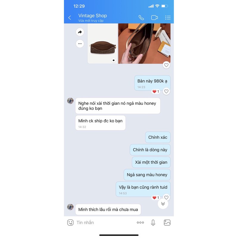 Túi Lv kẹp nách màu chuẩn hãng sz 20 | BigBuy360 - bigbuy360.vn