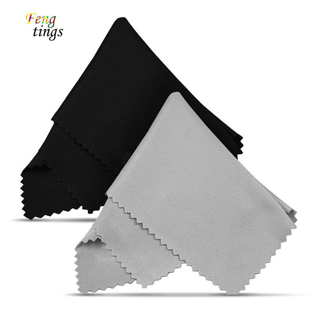 Set 10 tấm vải microfiber cao cấp cạnh răng cưa vệ sinh màn hình kính mắt lens