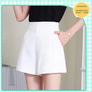 Quần short nữ cạp cao tôn dáng basic dễ phối đồ - Misa Shop