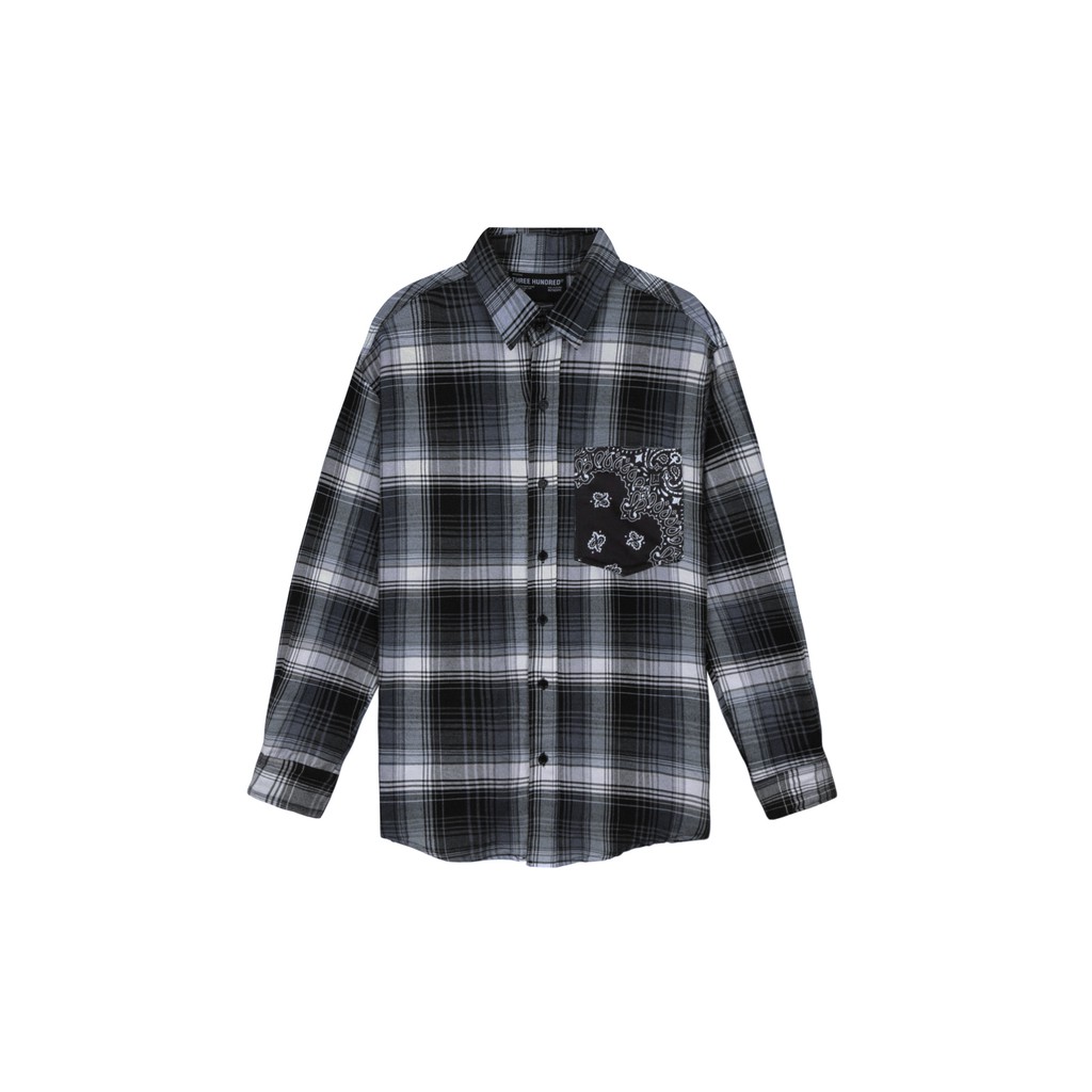 Áo Sơ Mi Flannel Khăn Badana Sọc Đen | BigBuy360 - bigbuy360.vn