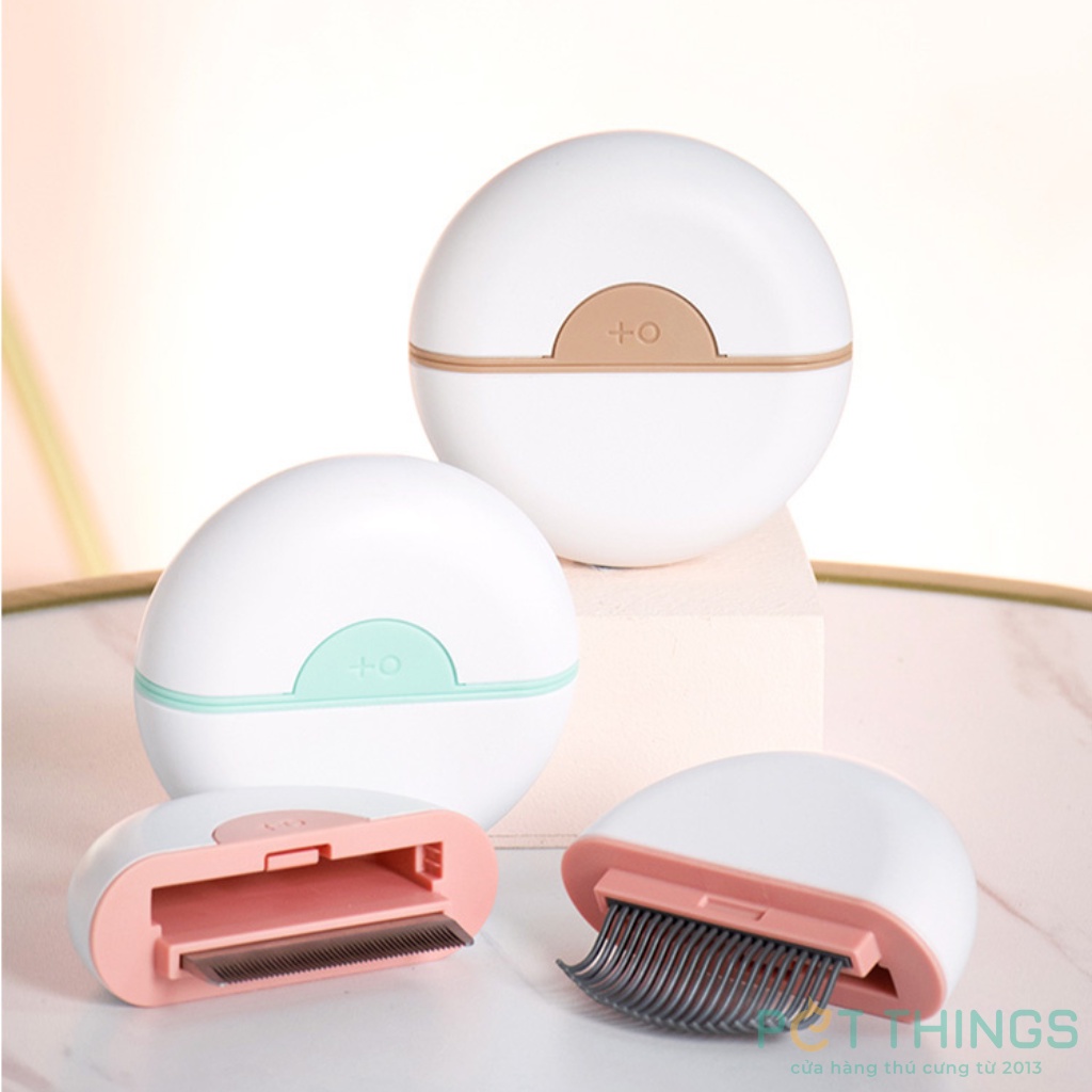Lược chải lông bỏ túi mini cho thú cưng 2 trong 1 Pakeway Ge-mini