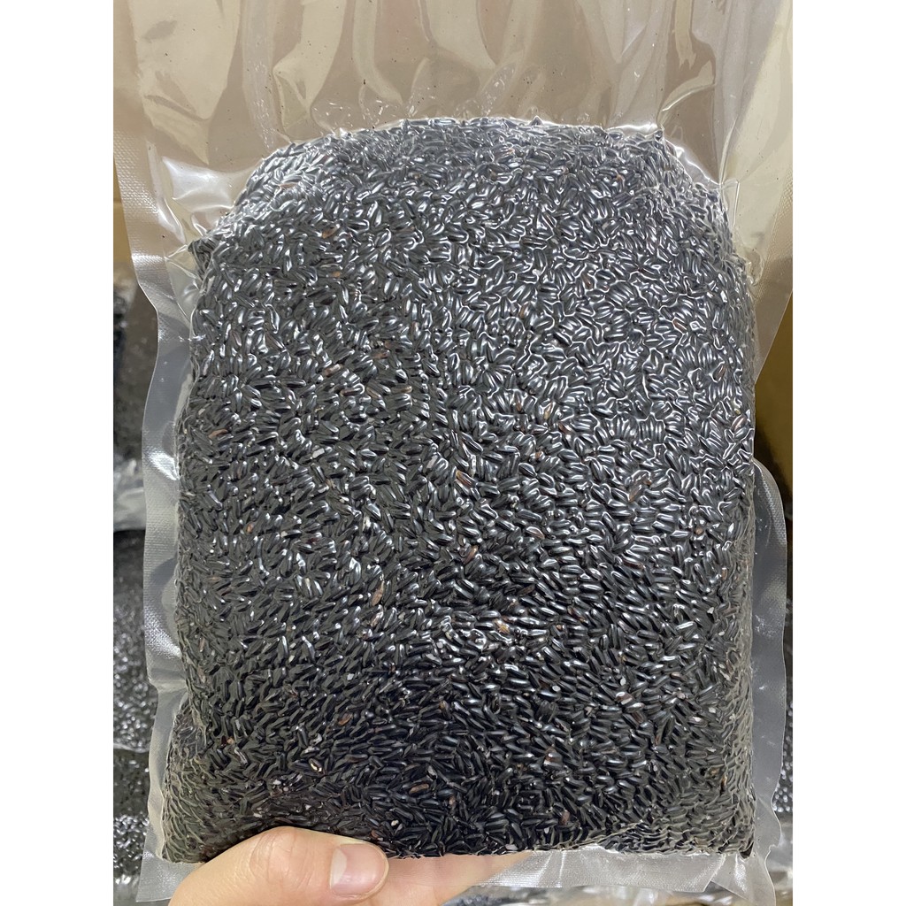 Gạo lứt đen Điện Biên giảm cân túi 1KG hút chân không | BigBuy360 - bigbuy360.vn