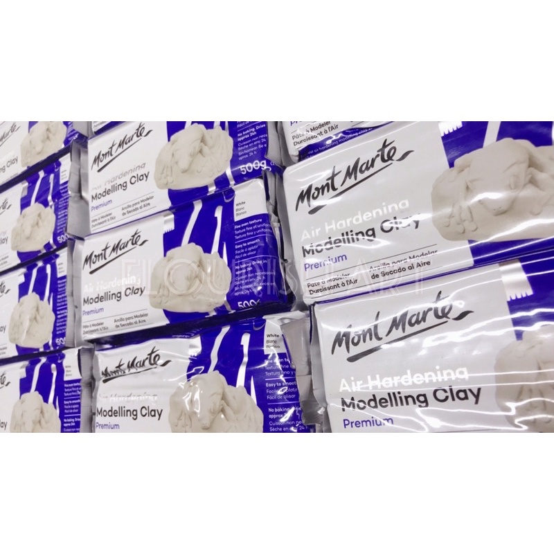 Đất Sét Tự Khô Mont Marte Premium Air Hardening Modelling 500G
