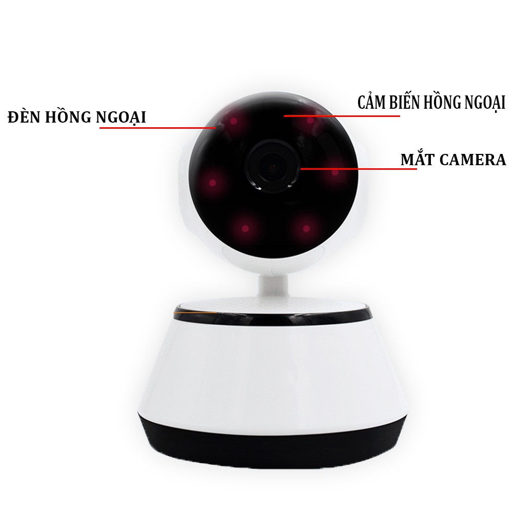 [Mã ELCA5 giảm 7% đơn 500K] Camera giám sát WIFI 2 Ăng-ten Ngầm V380 [ Camera giám sát robot ] | BigBuy360 - bigbuy360.vn