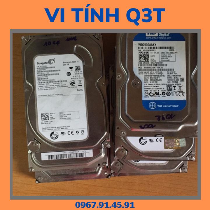 Ổ Cứng HDD máy bàn 500GB,320GB,250GB,160GB . Bảo Hành 3 tháng