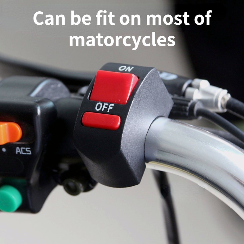 Nút Công Tắc Bật/Tắt Điều Chỉnh Đèn Pha LED Cho Xe Máy