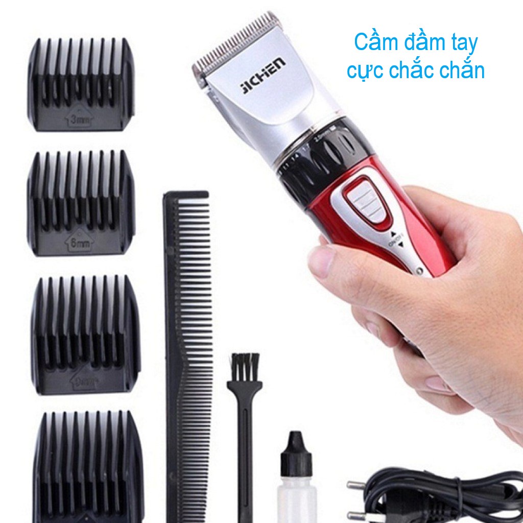 Tông đơ cắt tóc gia đình Jichen tặng kèm nhiều quà tặng