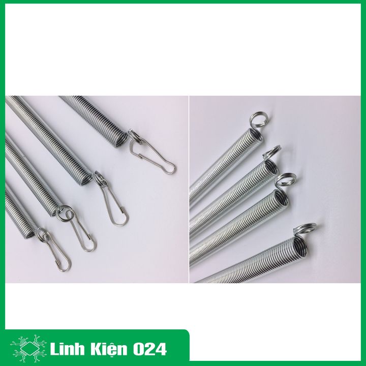 Lò xo căng cân bằng dài 33cm/50cm xoắn, có móc treo, thép không gỉ, độ nén tốt