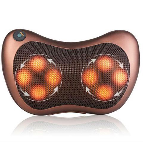 Gối massage hồng ngoại 8 bi