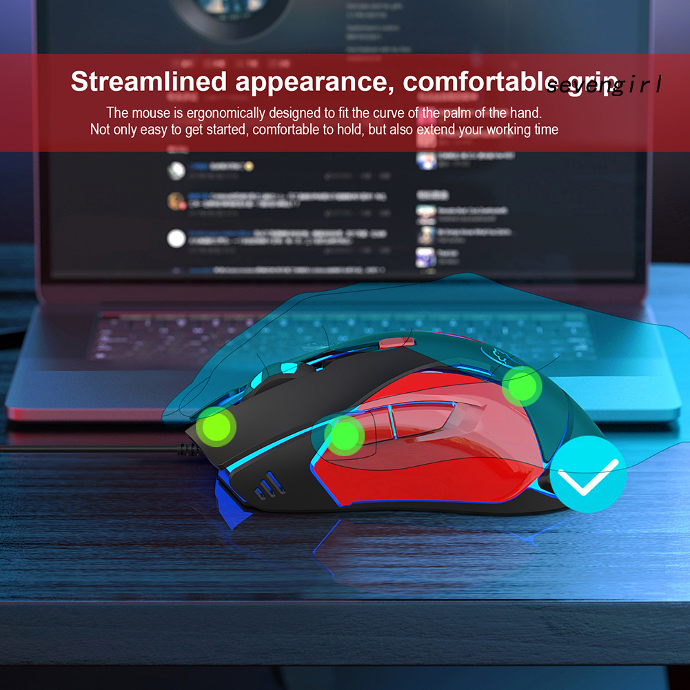 Chuột Chơi Game Có Đèn Led Nhiều Màu | BigBuy360 - bigbuy360.vn