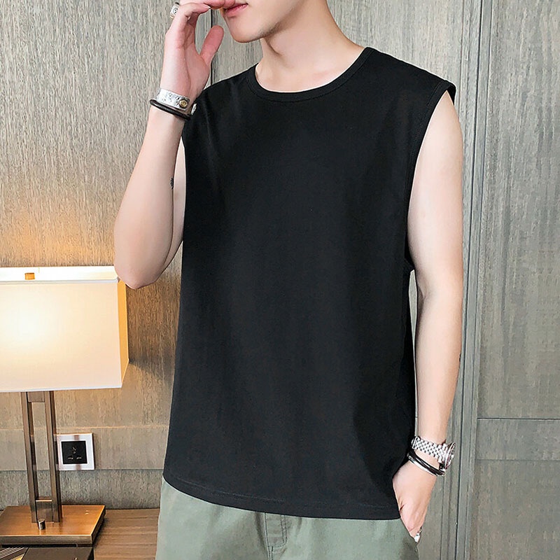 Áo Thun Thể Thao Không Tay Chất Liệu Cotton Mỏng Thời Trang Mùa Hè Dành Cho Nam