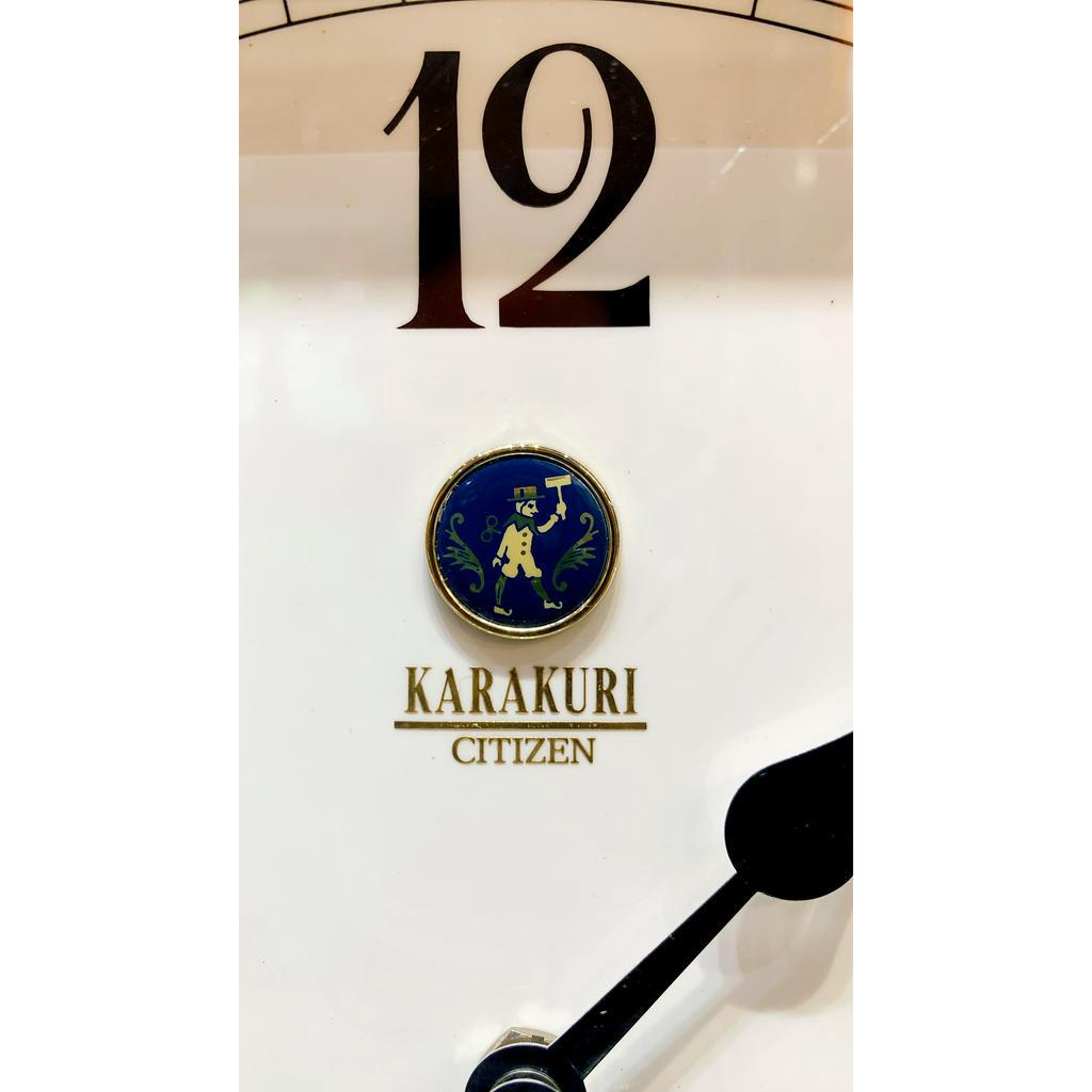 Đồng hồ treo tường Citizen Karakuri Nhật Bản Mã 1189