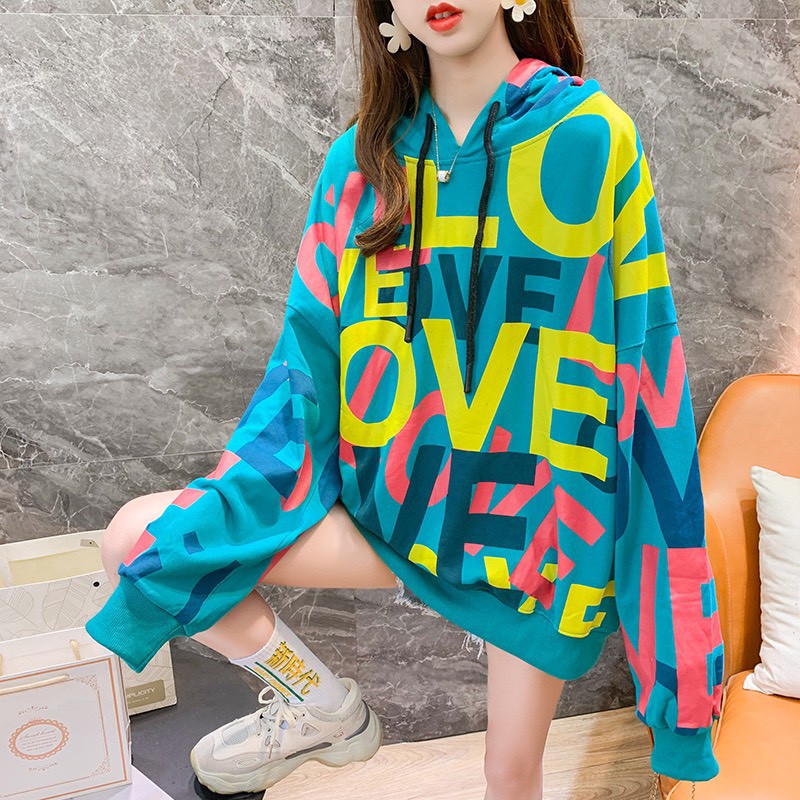 Áo hoodie nam nữ form rộng unisex họa tiết chữ ulzzang Hàn Quốc | BigBuy360 - bigbuy360.vn