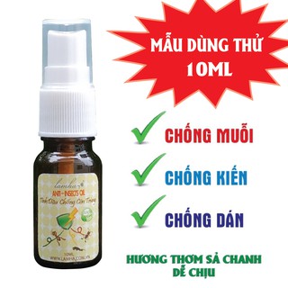 GIÁ DÙNG THỬ Tinh dầu chống côn trùng LAMHA 10ml