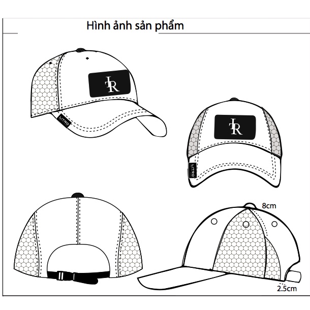 Mũ lưỡi trai nam nữ chính hãng LITRO Nón kết lưỡi trai cao cấp hàng thiết kế vải kaki xuất khẩu MU002