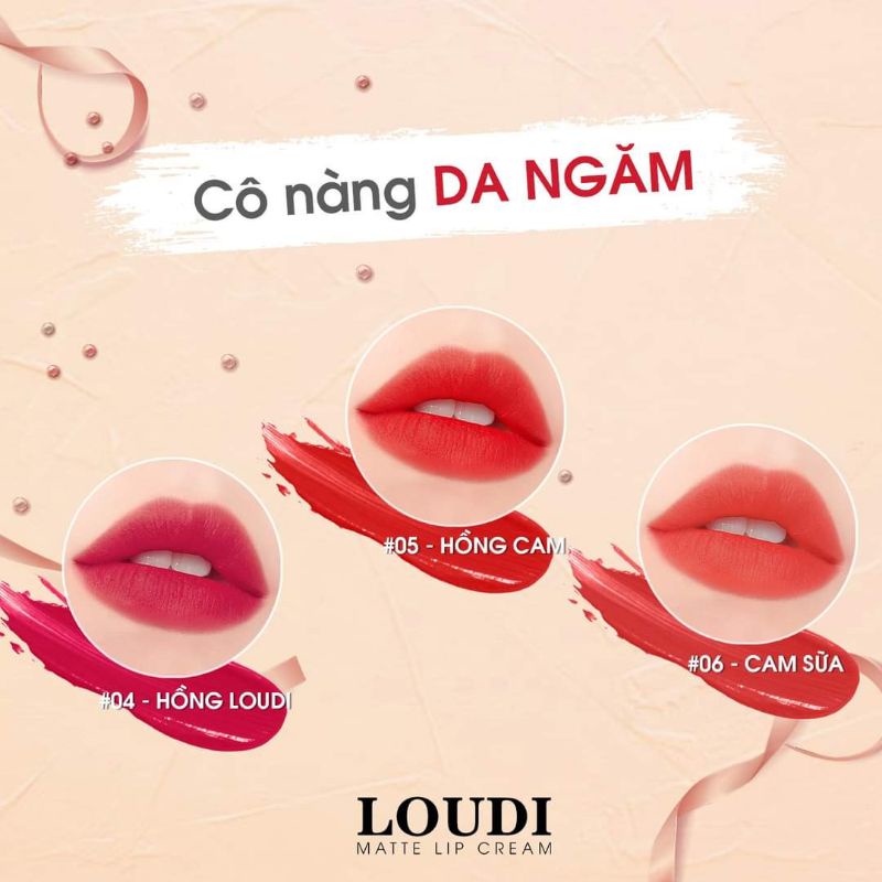 SON LOUDI KEM LÌ-MÀU CAM SỮA