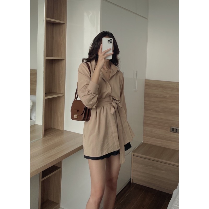 [Mã WASKT304 giảm 15% tối đa 30K đơn 99K] áo váy somi kèm đai 3983 | BigBuy360 - bigbuy360.vn