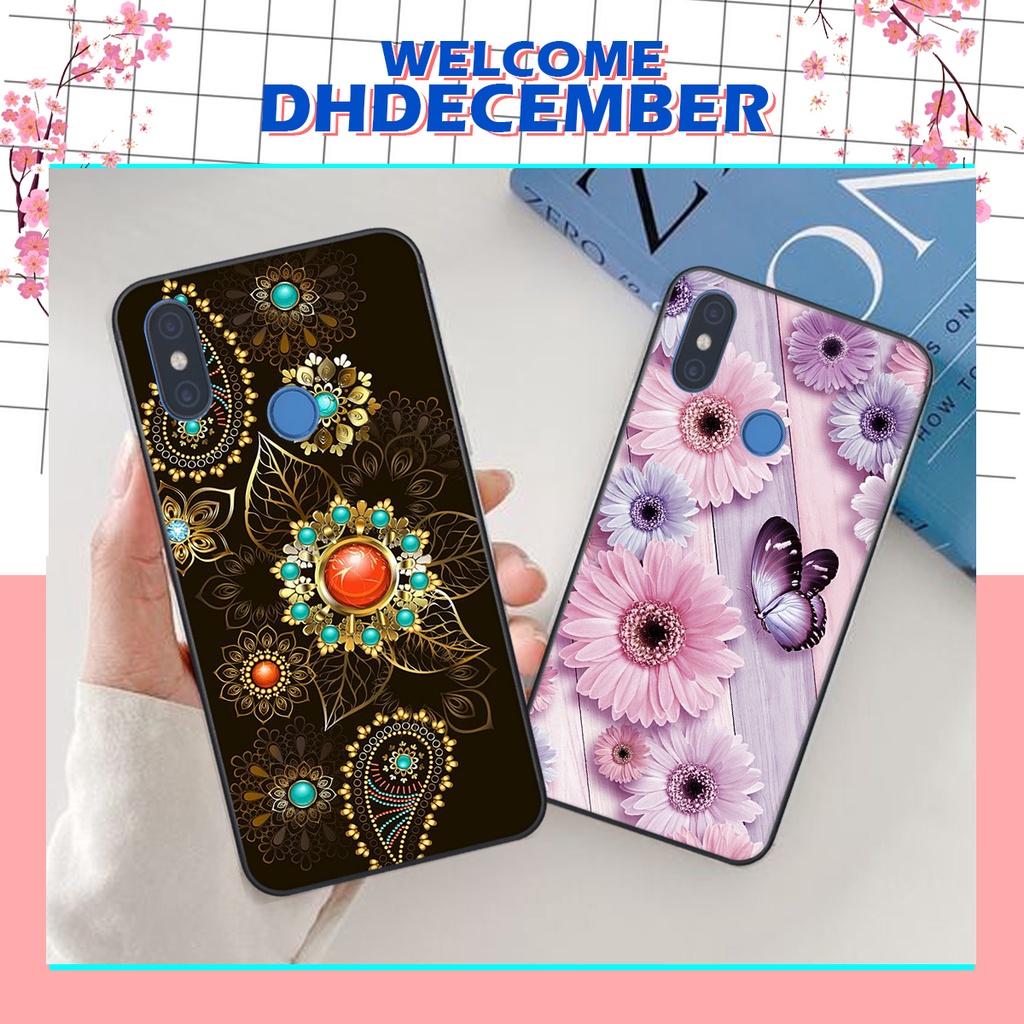 Ốp lưng Xiaomi MI 8 / MI 8 SE in hình hoa tinh tế , mới mẻ DH DECEMBER