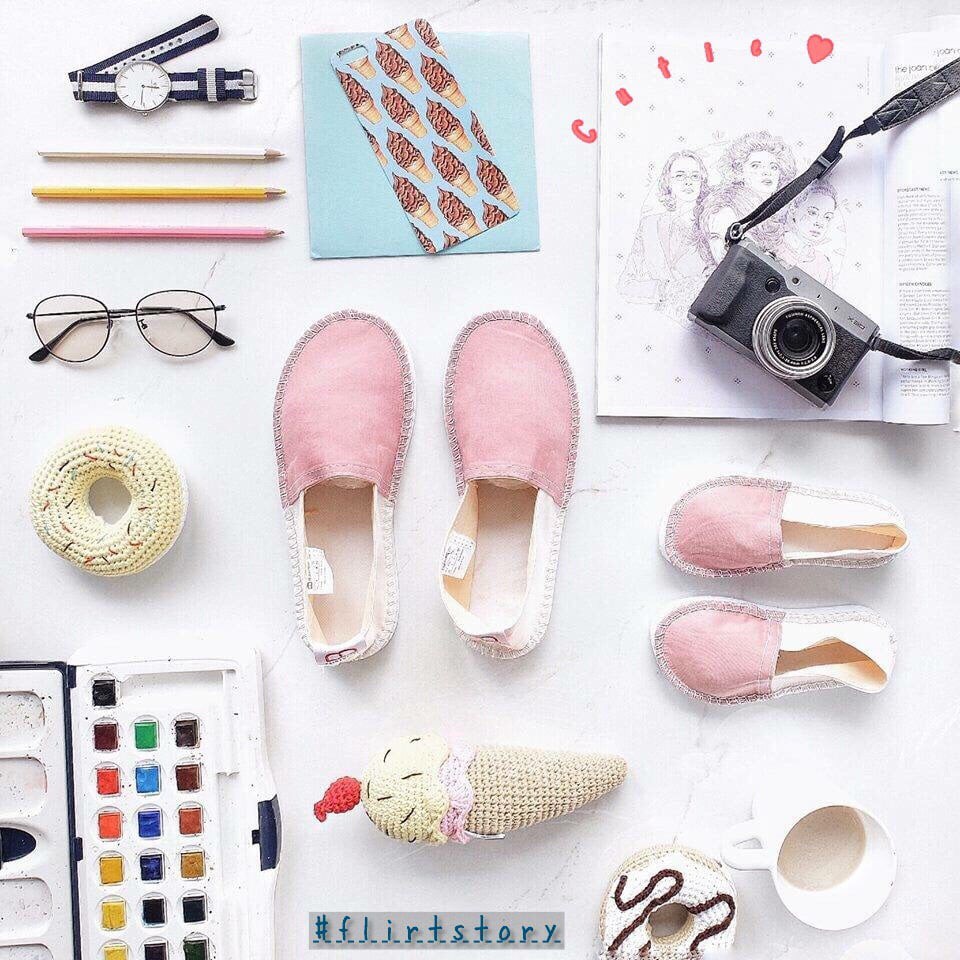 Giày phủi FLIRTSTORY - màu hồng phối trắng | BigBuy360 - bigbuy360.vn